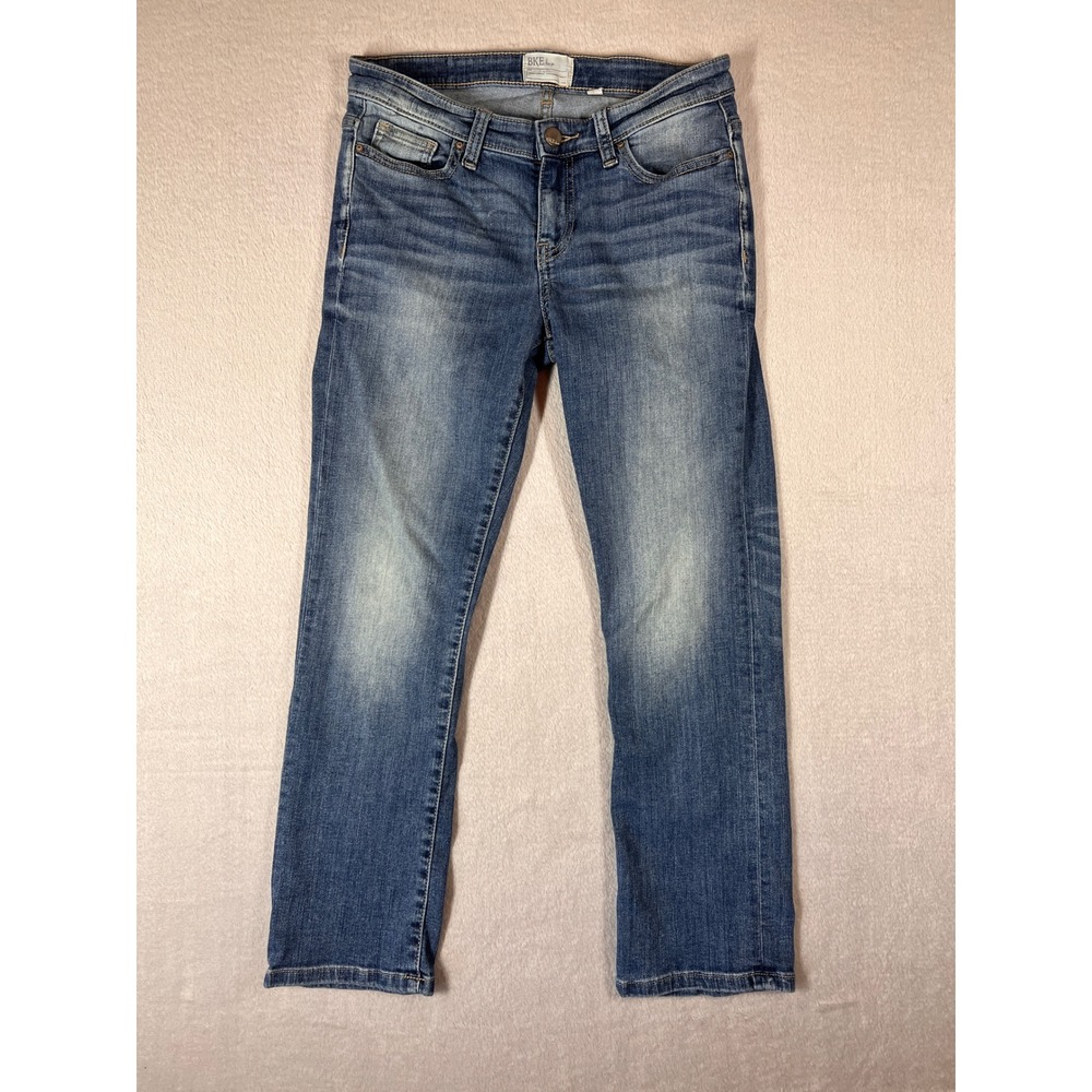 BKE Payton Straight Leg Jeans Medium Wash Denim Size 27 Mid Rise